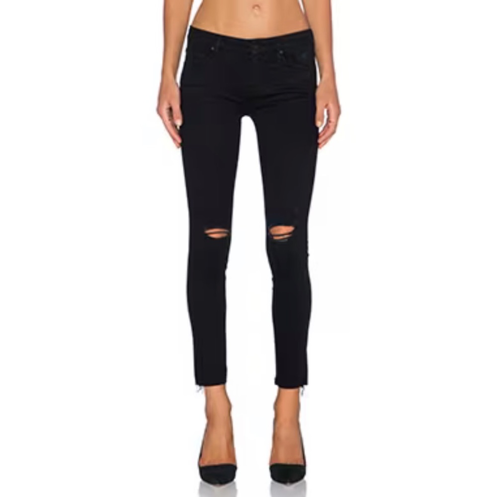 REVOLVE MOTHER Denim Looker Ankle Guilty As Seen Jeans Size 25